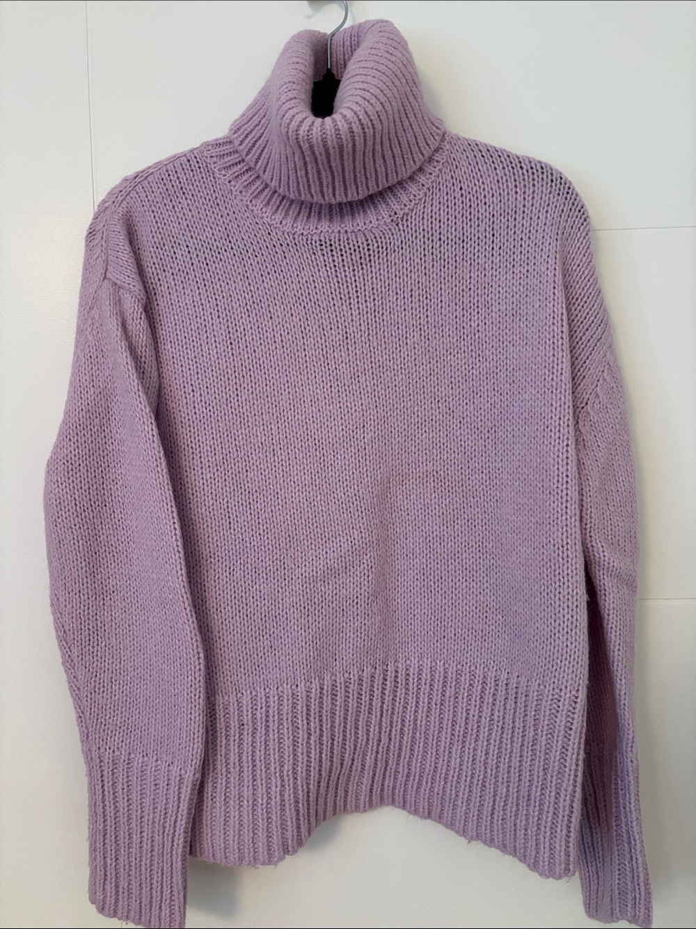 Madison Lavender Turtleneck Sweater